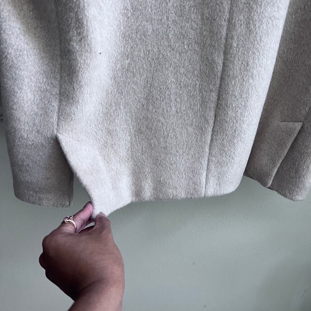 Vintage Albert Nipon Wool & Mohair Cream Ivory Ja… - image 5